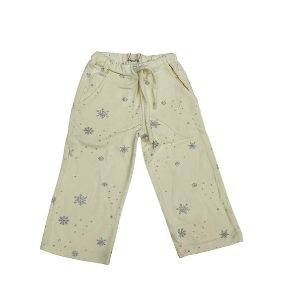 NWT Vignette 10Y Jillian Lounge Pants in Cream Snow Flake - Picture 3 of 4